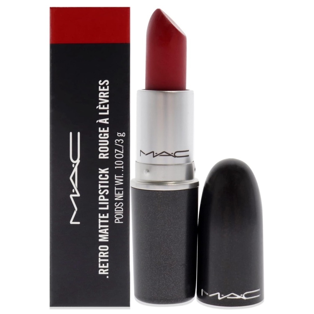 MAC Retro Matte Lipstick Ruby Woo full size brand new in box